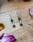 Sterling Silver Medium Blossom Dangle Earrings