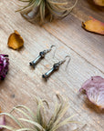 Sterling Silver Medium Blossom Dangle Earrings