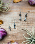 Sterling Silver Mini Blossom Dangle Earrings