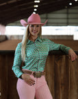 LUCKY CLOVER PERFORMANCE RODEO SHIRT