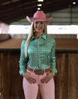 LUCKY CLOVER PERFORMANCE RODEO SHIRT
