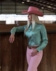 LUCKY CLOVER PERFORMANCE RODEO SHIRT