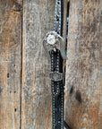 Black Oil V Brow Clear Browband & Breastcollar Tack Set