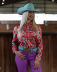 EASTER PATCH SATIN PERFORMANCE RODEO SHIRT