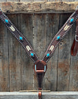 Rawhide South West One Ear Headstall and Breastcollar Tack Set