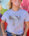 Leopard Boot Stitch Tee