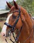 Halter Ego® Crystal Patent Browband - Caramel Honey