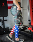 PATRIOTIC CROSSOVER LEGGINGS