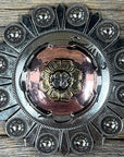 Copper & Gold Flower Western Concho W192