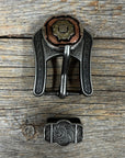 Copper & Gold Flower Western Concho W192