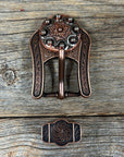Copper Dots Western Concho W184