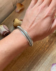 Sterling Silver Heavy-Duty Cuff Bracelet