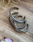 Sterling Silver Heavy-Duty Cuff Bracelet