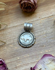 Sterling Silver Buffalo Nickel Pendant – Rope Border – Artist Jason Ogg