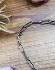 Sterling Silver Medicine Man Eye Paperclip Chain – 22” – Artist Jason Ogg