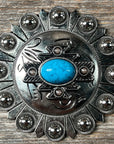South West Turquoise Western Concho W204