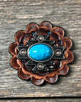 South West Turquoise Western Concho W204