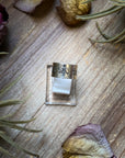 Sterling Silver Hand-Milled Wide Band “Poke the Bear” Stamped Ring – Size 5.5 – Handmade by Artist Jason Ogg