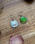 Sterling Silver Sonoran Turquoise Dangle Earrings – Handmade by Artist Jason Ogg