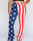 AMERICAN FLAG BOOTCUT JEANS