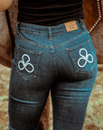 BARREL POCKET BOOTCUT DENIM JEANS (LENGTHS)