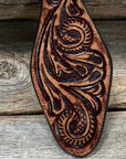 Distressed Leather Key Chain