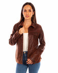 Ladies Zip/snap Front Jacket - L1104