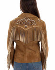 Ladies Beaded/fringe Jacket - L1142
