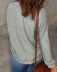 Aurora Patchwork Long Sleeve Top