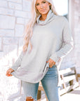 Rebecca Cowl Neck Shift Tunic Top