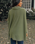 Rebecca Cowl Neck Shift Tunic Top