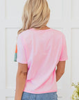 Sylvie Seamed Crewneck Top