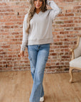 Kaylee aztec Embroidered Western Sweatshirt