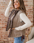 Wrenley Bows Sherpa Fleece Vest