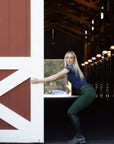 Evolution Full Seat Breeches - Mountain Green