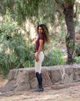 Evolution Knee Patch Breeches - Hunter Beige