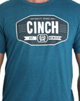 Mens Cinch ss Tee- Blue Octane