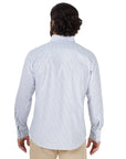 Wrangler Wrinkle Resist-White/Blue Stripe