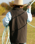 Boys Cinch Softshell Vest- Black
