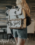 Boulder Cowhide Conceal Carry Backpack Laptop Bag by Countryside Co.