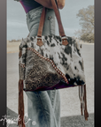 Laramie Cowhide Tooled Leather Concealed Carry Bag, Summer Edition Limited Made