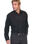 Floral Tooled Embroidery Shirt - P-634X