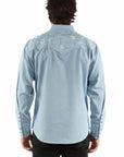 Floral Tooled Embroidery Shirt - P-634X