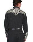 Floral Tooled Embroidery Shirt - P-634X
