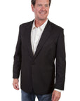 Solid Blazer W/tonal Piping - P-656SX