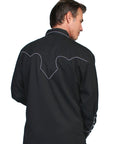 Solid Shirt W/candy Cane Piping - P-726X