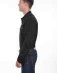 Solid Shirt W/candy Cane Piping - P-726X