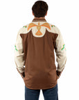 Phoenix Embroidery Shirt - P-734