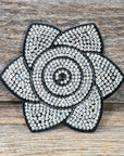 Pointed Flower Rhinestone Rosette