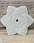 Pointed Flower Rhinestone Rosette
